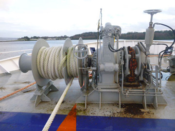 Hydraulic-marine-winch